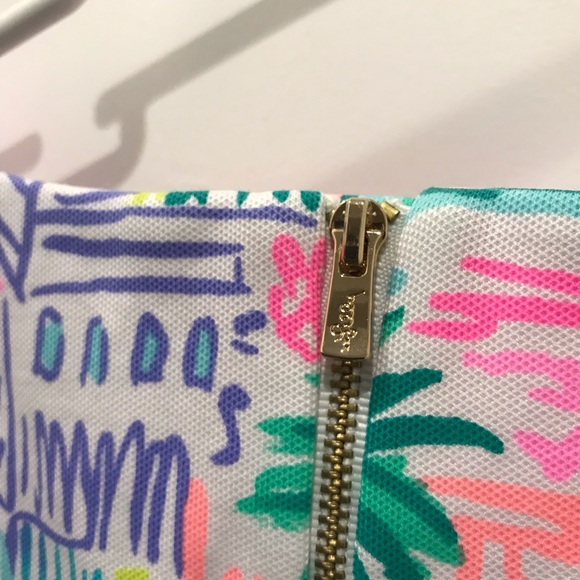 Lilly Pulitzer Gellar shift dress.  Size M.  Multi private Island - Picture 5 of 6